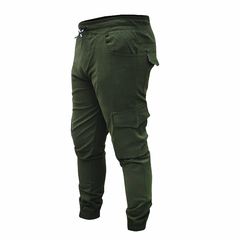 Pantalon Jogger Cargo - JOKER - Verde - comprar online