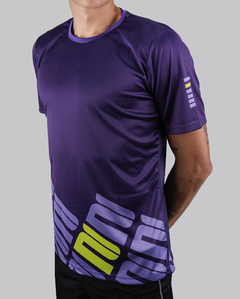 Remera Hombre Deportiva Running PRINT - VIOLETA- - comprar online