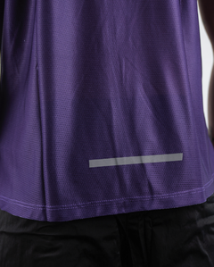 Remera Hombre Deportiva Running PRINT - VIOLETA- - Cozy Sport SA