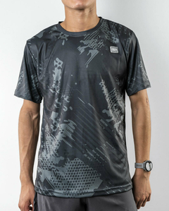 Remera Hombre Deportiva Running Bowman Gris