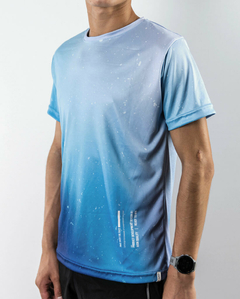 Remera Hombre Deportiva Running Makau - AZUL - - comprar online