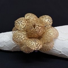 porta-guardanapo-para-casamento-dourado-em-tela