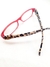 Óculos de Leitura - Vermelho e Tartaruga (Veludo) - Izzy Amiel