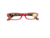Óculos de Leitura - Vermelho e Tartaruga (Veludo)