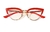 Óculos Leitura - Gatinho Vermelho - loja online