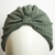 Turbante Baba Lanilla Verde (Cabeza Entera) - comprar online