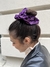 Scrunchie Violeta y Oro (Online)