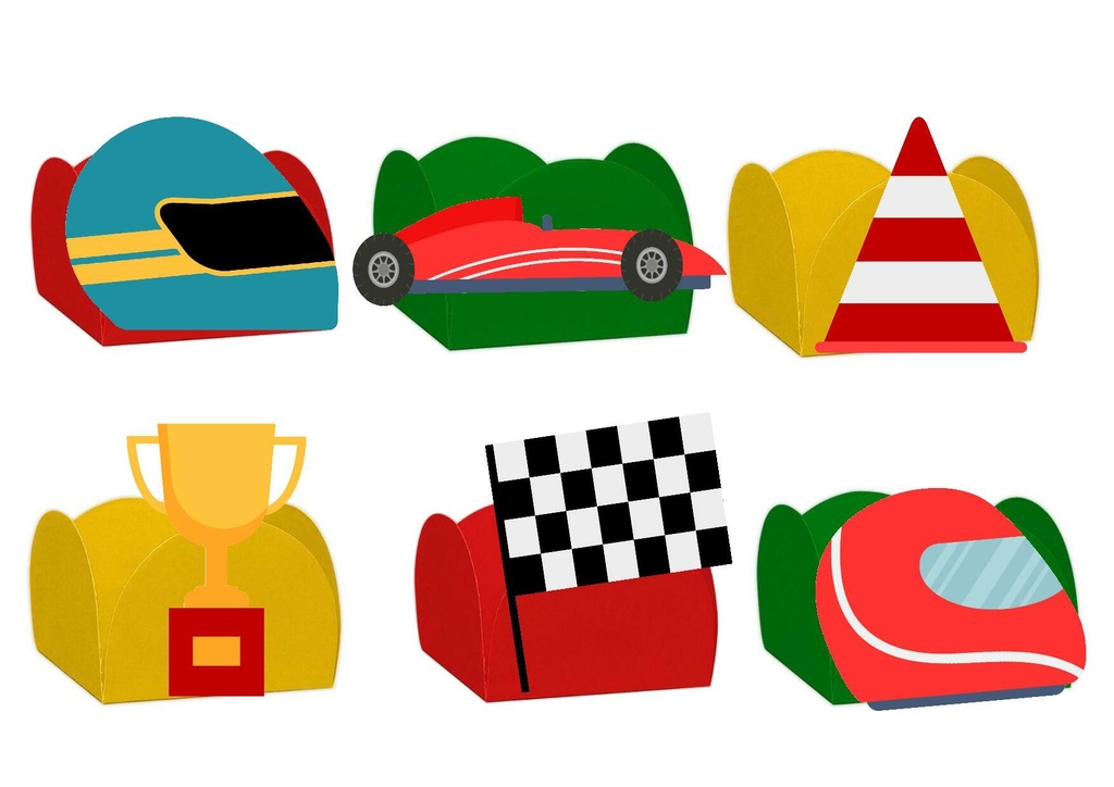 KIT PARA FESTA INFANTIL CARROS DE CORRIDA