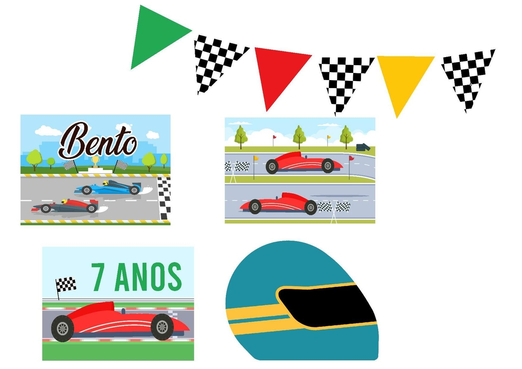 Painel de FESTA: Carro Corrida