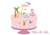 Kit só um bolinho dinossauro rosa - Bpi Mimos - Artigos personalizados para festas infantis 