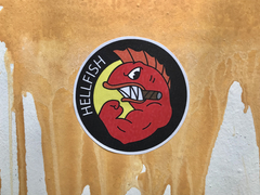 Sticker Hellfish