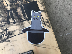 Sticker Gato Magritte