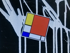 Sticker Mondrian