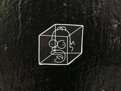 Sticker Homero al cubo