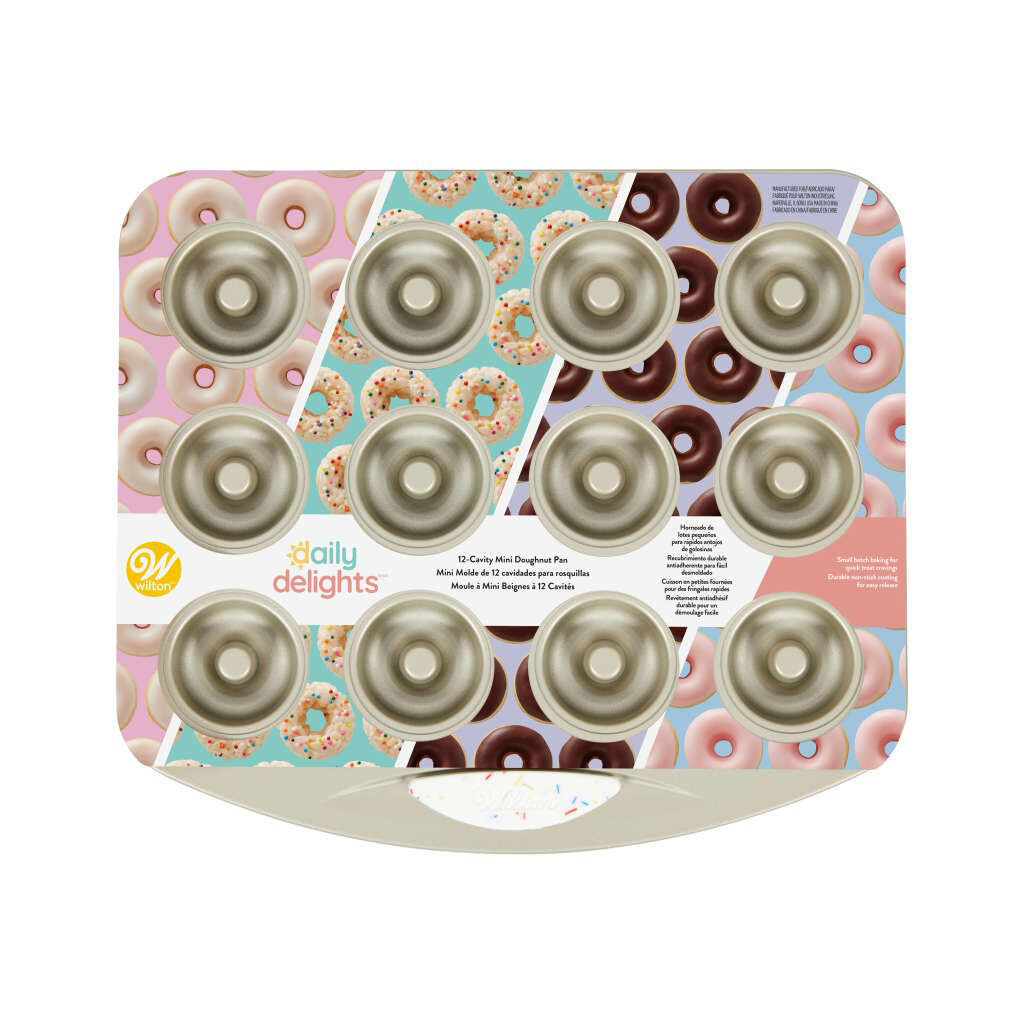 Mini Molde para Mini Donuts - Daily Delights - Cód.2105-0-0647Wilton