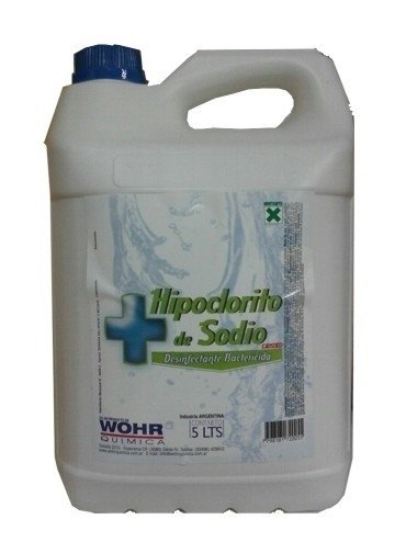 Cloro (hipoclorito de sodio grs./litro) RINDE 15 LTS. DE AGUA LAVANDINA - comprar online