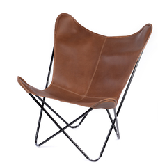 BUTTERFLY CHAIR · A S S A M B L E · TANNED