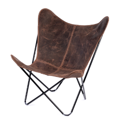 BUTTERFLY CHAIR · A S S A M B L E · CHOCOLATE
