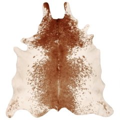 BROWN SPLASHED COWHIDE