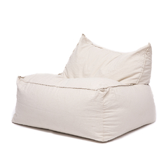 natural cotton canvas beanbag