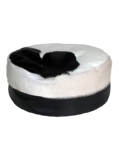 Image of BEANBAG · C Y L I N D E R · COWHIDE