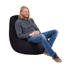 BEANBAG · P E A R · BLACK