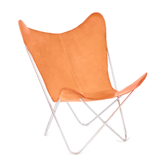 BUTTERFLY CHAIR · V A Q U E T A · BROWN - buy online