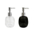 Dispenser baño acrilico petit transparente Negro - comprar online