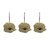 Ganchos de Baño Resina y Metal Poppies Beige