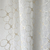 cortina organza bordada zafira beige 2 paños 145x220 cm en internet