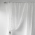 cortina organza bordada zafira blanco 2 paños 145x220 cm - comprar online