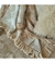 Manta rustica Candra beige - Decorinter