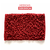alfombra algodón mika roja 35x50 cm - comprar online
