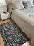 alfombra algodón mika 80x120 cm blanco/negro