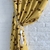 cortina ambiente jacquard 2 paños hojitas - comprar online