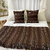 PIE DE CAMA + 2 FUNDAS MARRON