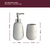 Accesorios Para Baño Set Abril Blanco 2 Piezas - tienda online