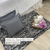alfombra algodón suka 80x120 cm blanca/negra - Decorinter