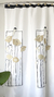 Cortina 180 x 200 cm Teflón Window Flower Beige - comprar online
