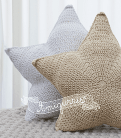 Deco tejida - Almohadón Estrella tejido al crochet amigurumi - comprar online