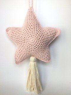 Deco tejida - Picaportero Estrella tejido al crochet. Amigurumi