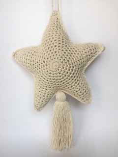 Deco tejida - Picaportero Estrella tejido al crochet. Amigurumi - comprar online
