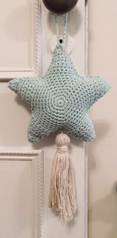Deco tejida - Picaportero Estrella tejido al crochet. Amigurumi en internet