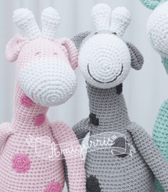 Muñeco tejido de apego - Jirafa amigurumi en internet