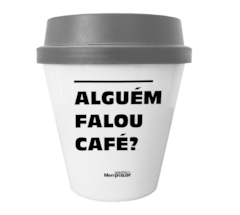COPO DE CAFÉ COM TAMPA E FRASES 300ML - comprar online