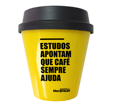 COPO DE CAFÉ COM TAMPA E FRASES 300ML - comprar online