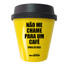 Imagem do COPO DE CAFÉ COM TAMPA E FRASES 300ML