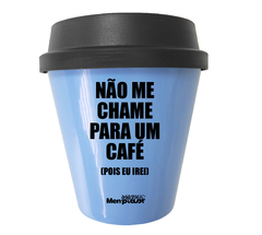 COPO DE CAFÉ COM TAMPA E FRASES 300ML