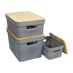 Caja Koa gris S - Tu espacio organizado