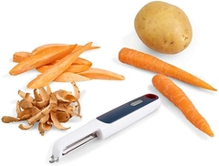 Pelador de vegetales blanco liso - comprar online